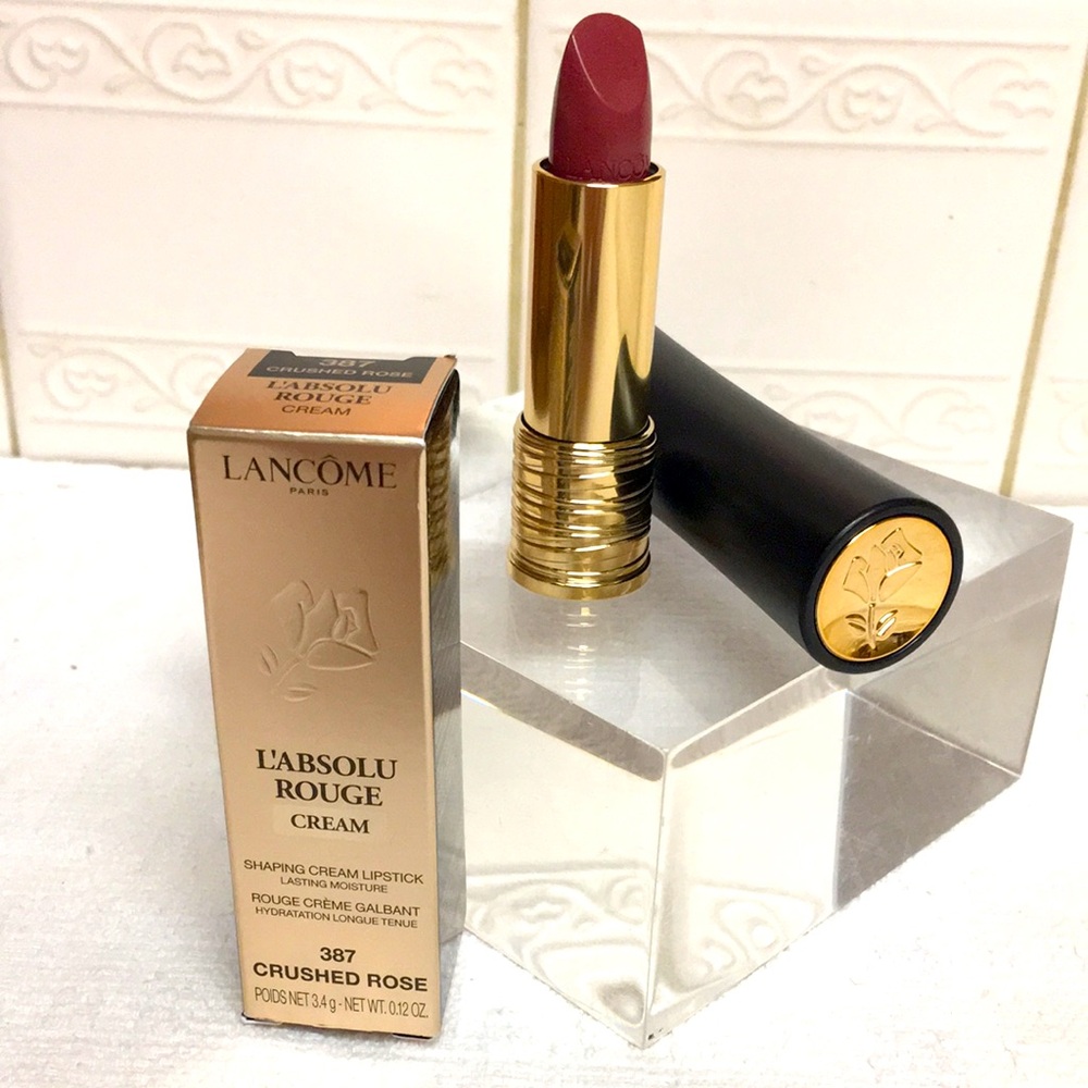 NEW! Lancôme “Crushed Rose” L'Absolu Rouge Cream Lipstick 💄